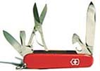 A red Swiss Army Knife